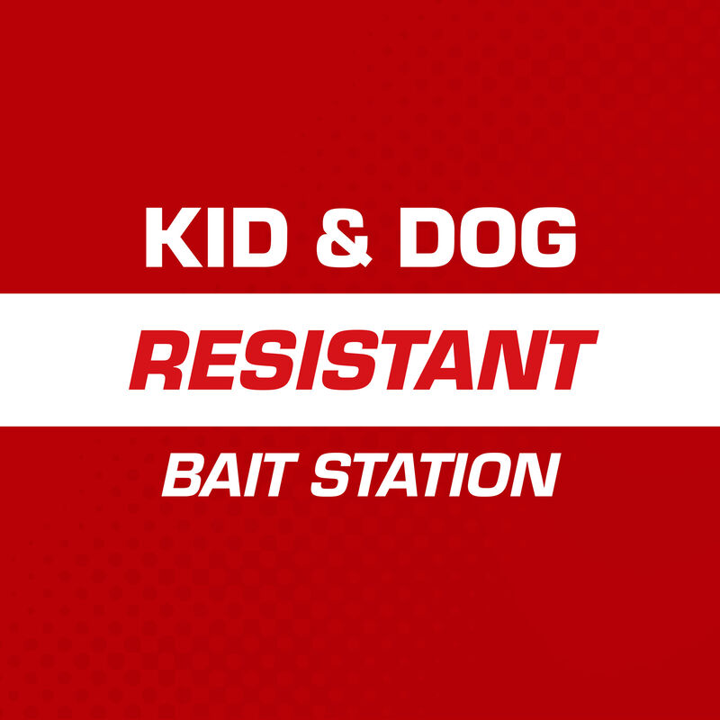 Tomcat Rat & Mouse Killer Child & Dog Resistant, Disposable Station, 1  Pre-Filled Ready-To-Use Bait Station