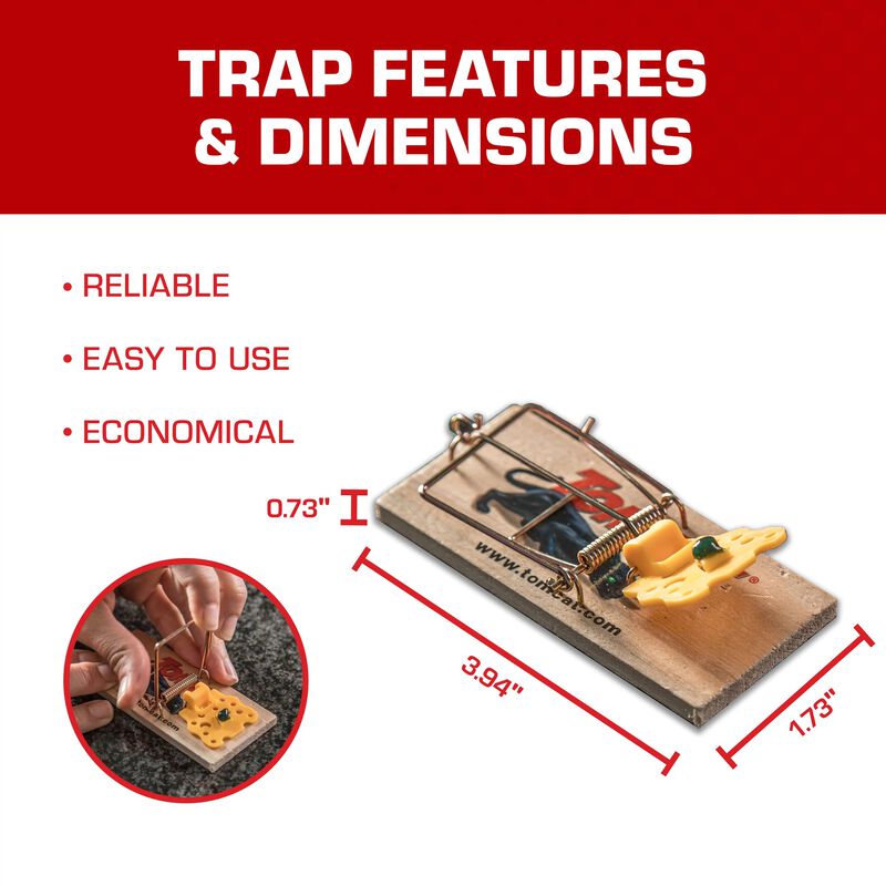 Tomcat® Mouse Traps (Wooden) image number null