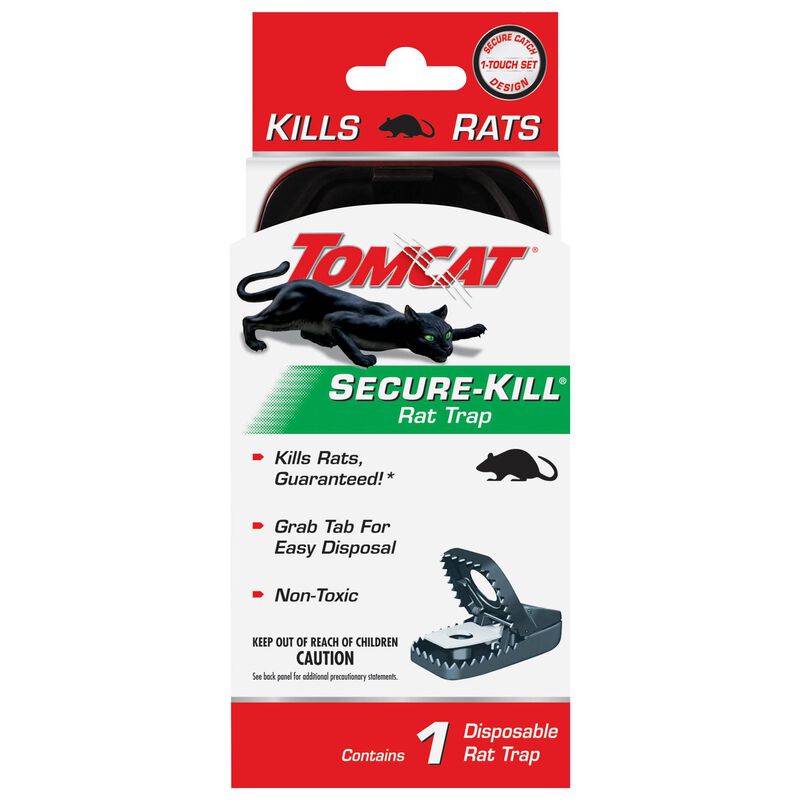  Tomcat Press 'N Set Mouse Trap, Plastic, Spring