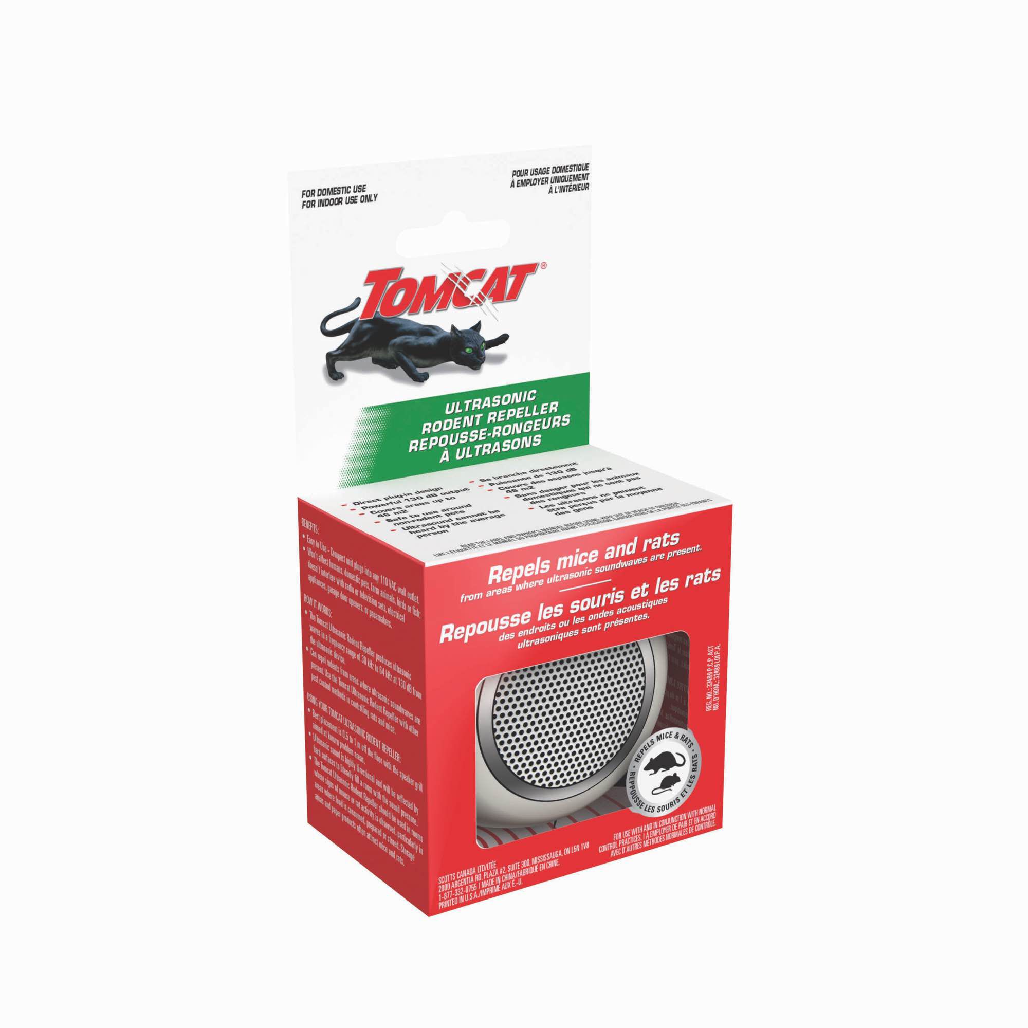 Ultrasonic top rodent repellent