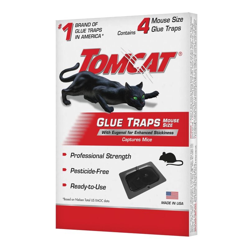Tomcat® Glue Traps Mouse Size with Eugenol for Enhanced Stickiness image number null