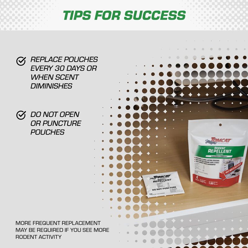 Tomcat® Repellents Rodent Repellent Pouches image number null