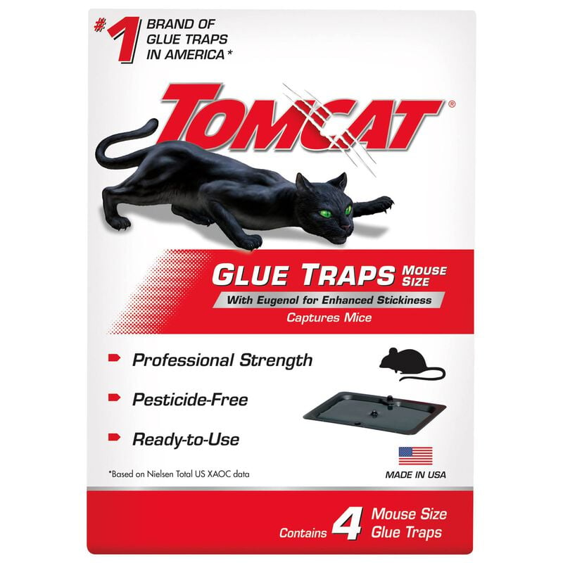 Tomcat® Glue Traps Mouse Size with Eugenol for Enhanced Stickiness image number null