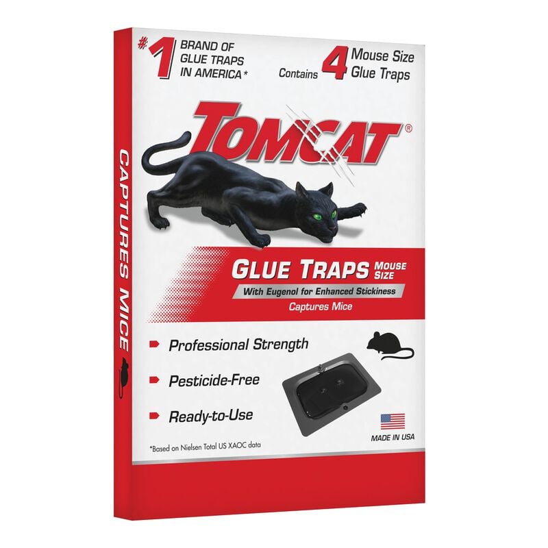Tomcat® Glue Traps Mouse Size with Eugenol for Enhanced Stickiness image number null