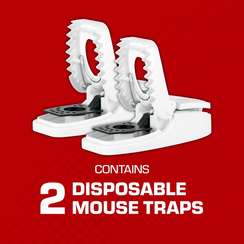 Tomcat Press 'N Set Mouse Trap, 2 Traps image number null