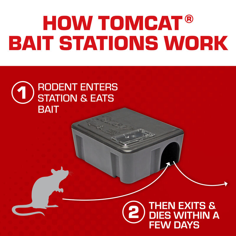Lot of 4 Tomcat Mouse Rat Mice Attractant Bait Lure Gel Ready to Use