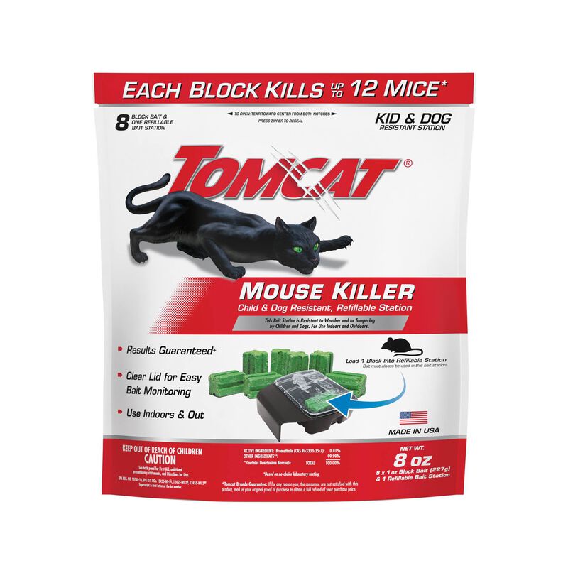 Tomcat® Mouse Killer Child & Dog Resistant, Refillable Station image number null