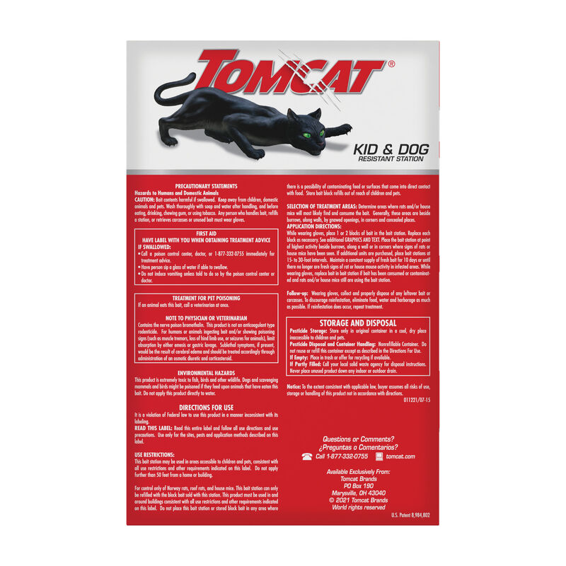Tomcat Rat Bait Box