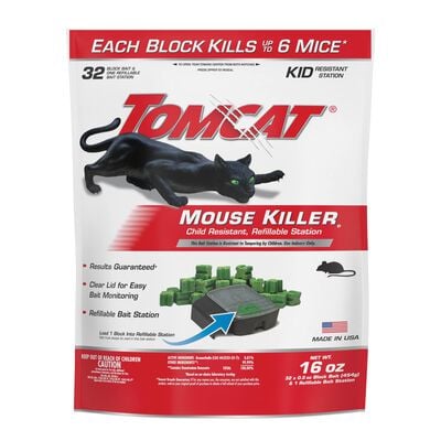 Tomcat® Mouse Killer(e) Child Resistant, Refillable Station