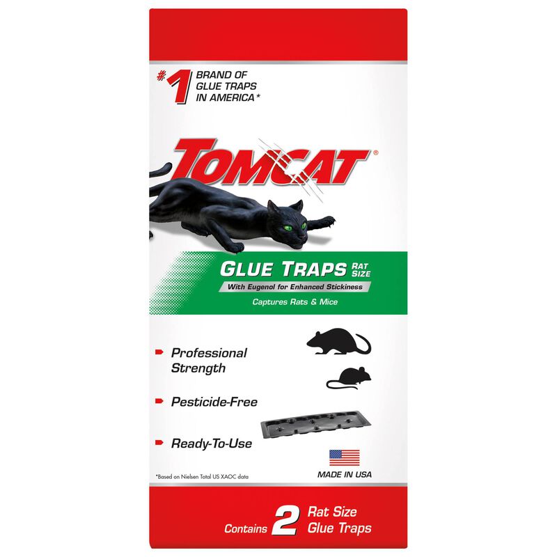 Tomcat® Glue Traps Rat Size with Eugenol for Enhanced Stickiness image number null