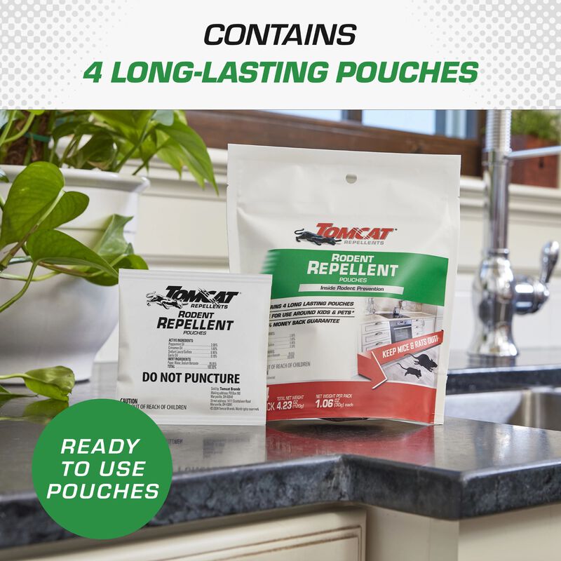 Tomcat® Repellents Rodent Repellent Pouches image number null