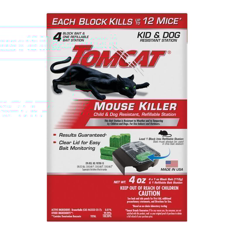 Tomcat Bait Station Blocks For Mice 1 pk Tomcat Bait Station Blocks For Mice 1 pk
