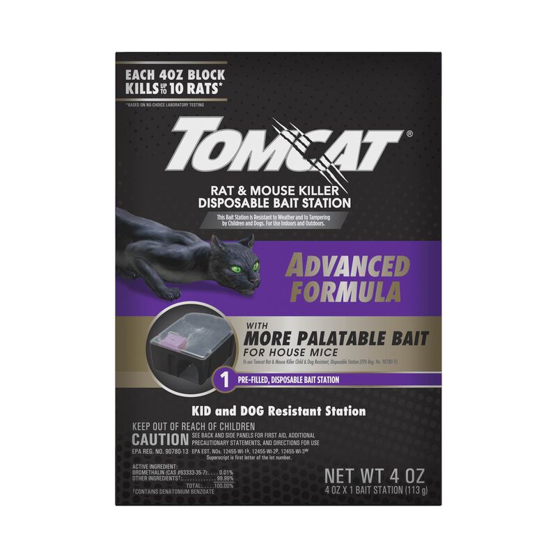 Tomcat® Rat & Mouse Killer Disposable Bait Station - Advanced Formula image number null