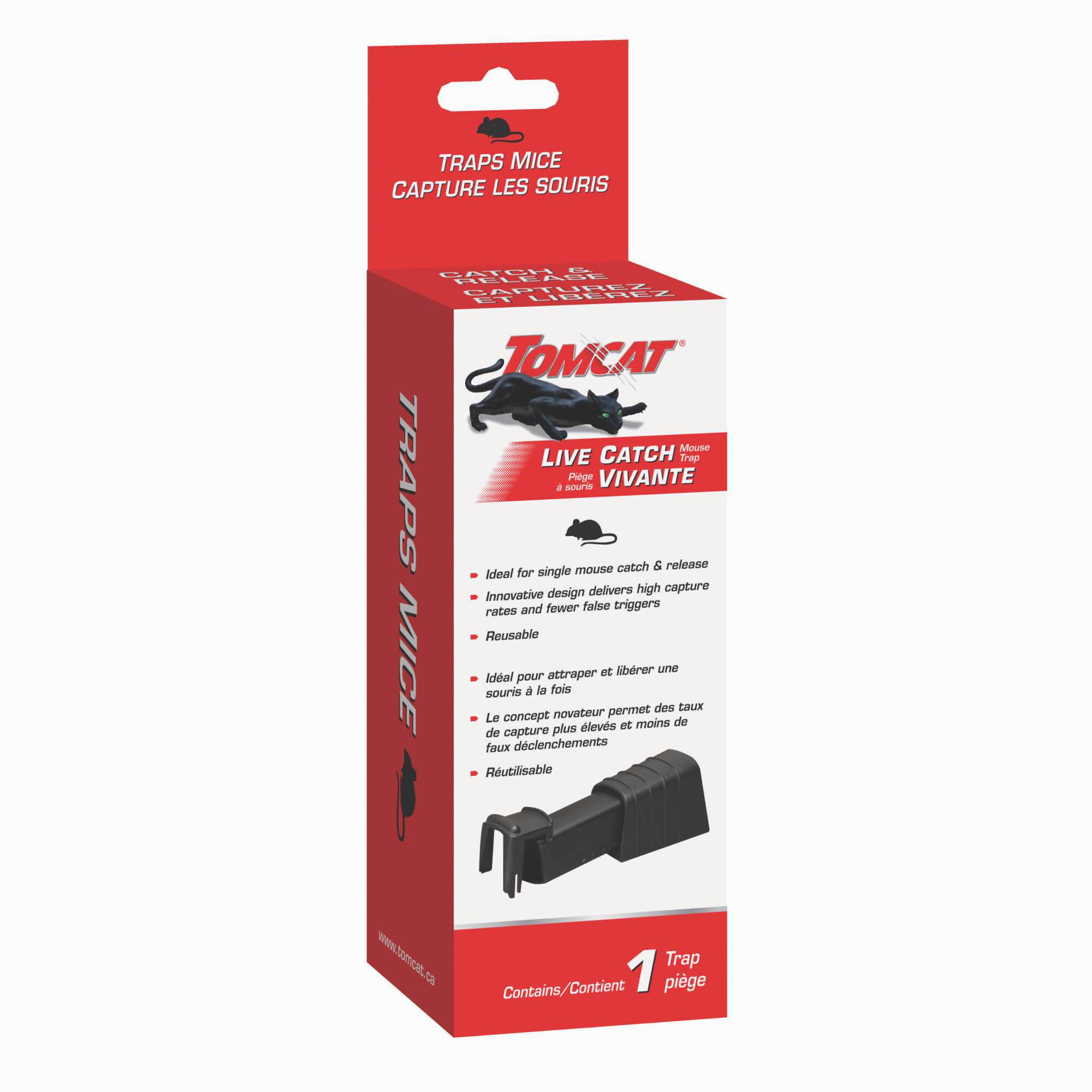 Live catch outlet mouse trap