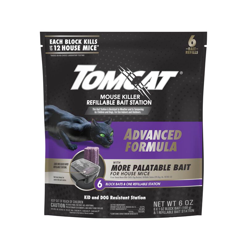 Tomcat® Advanced Mouse Killer Refillable Bait Station image number null