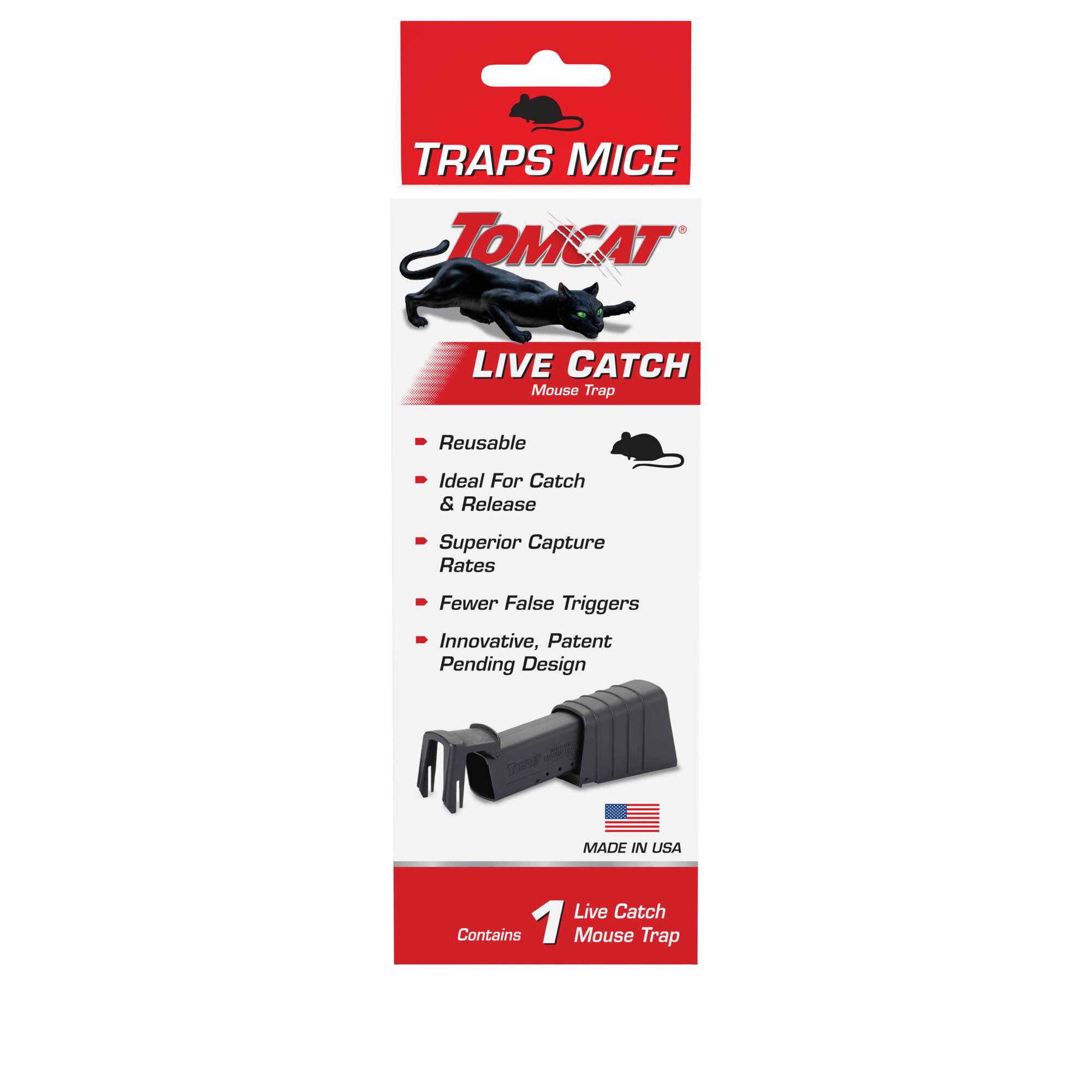 Tomcat Live Catch Mouse Trap