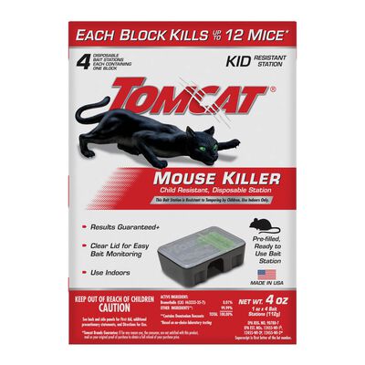 Tomcat® Mouse Killer Child Resistant, Disposable Station