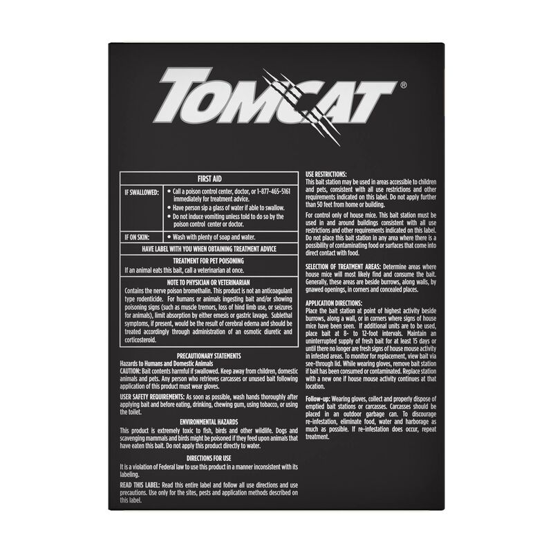 Tomcat® Mouse Killer Disposable Bait Station - Advanced Formula image number null