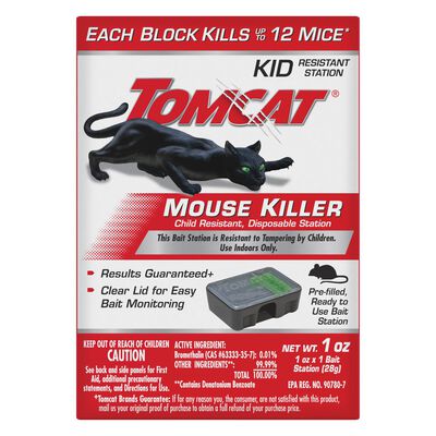 Tomcat® Mouse Killer Child Resistant, Disposable Station