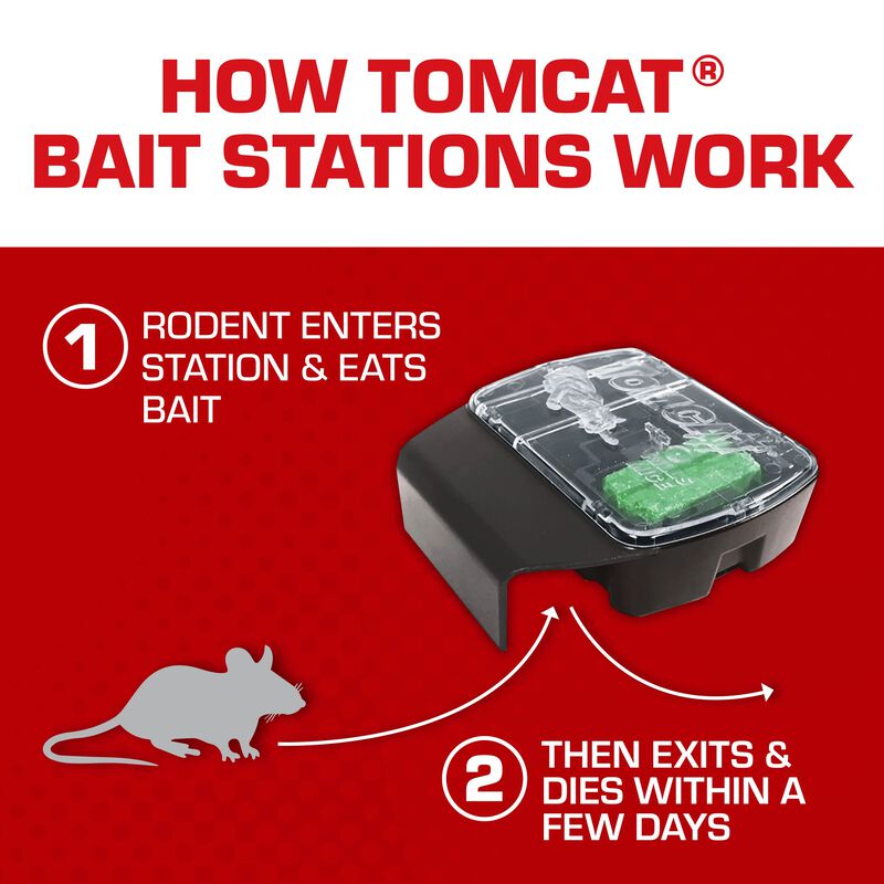 Tomcat® Mouse Killer(e) Child Resistant, Refillable Station image number null