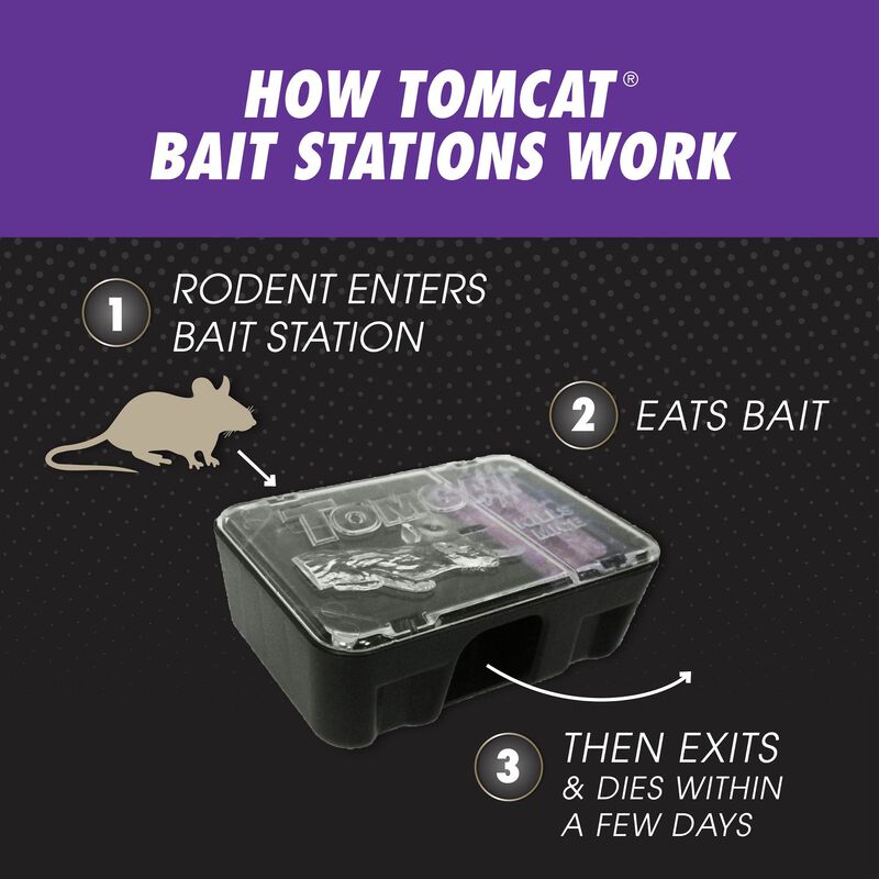 Tomcat® Mouse Killer Disposable Bait Station - Advanced Formula image number null