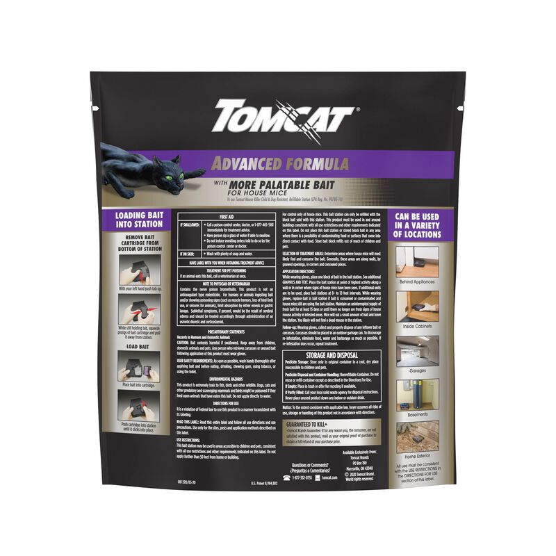 Tomcat® Advanced Mouse Killer Refillable Bait Station image number null